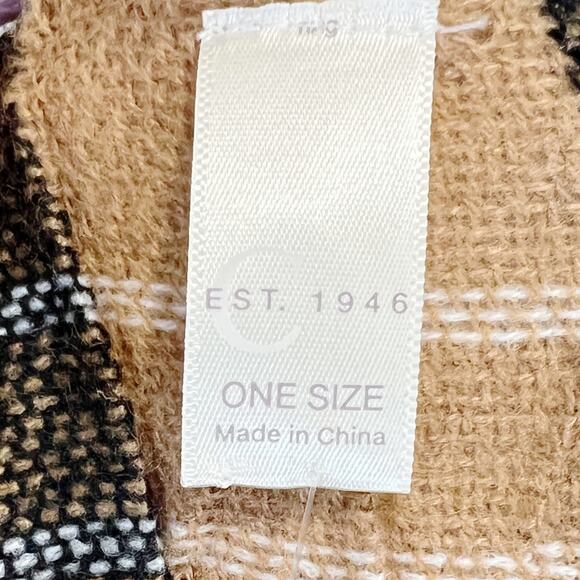 Plaid Wrap Scarf One Size - Picture 6 of 7